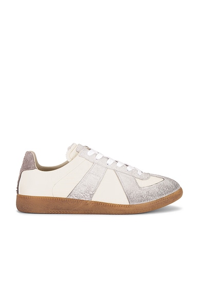 Maison Margiela Replica Sneakers in Lemon & Grey | FWRD