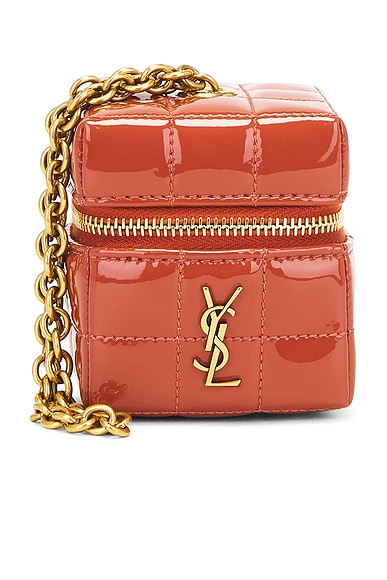 Saint Laurent YSL Cube Bag in Mild Rose | FWRD