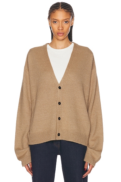 The Row Sheldon Cardigan in Camel | FWRD