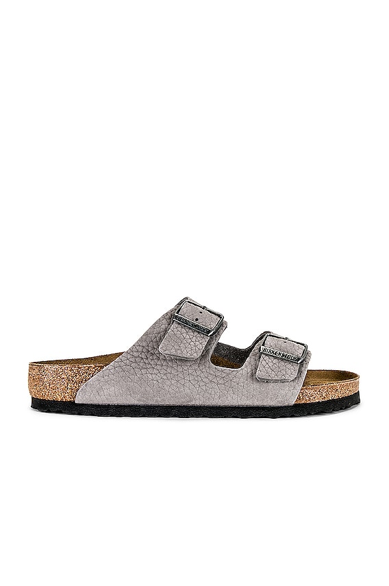 BIRKENSTOCK Kyoto Shearling in Stone Coin & Natural | FWRD