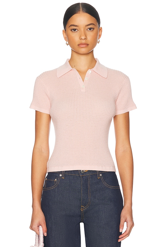 Nanushka Hatti Top in Creme | FWRD