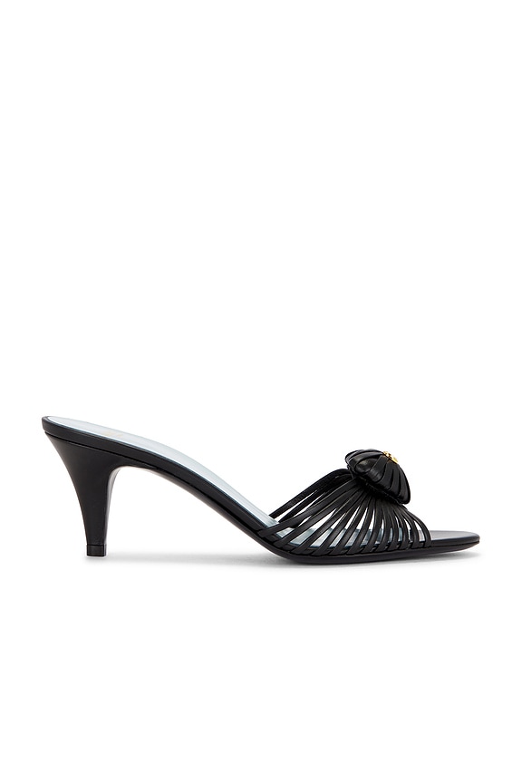 The Row Vika Knot 80 Sandal in Black | FWRD