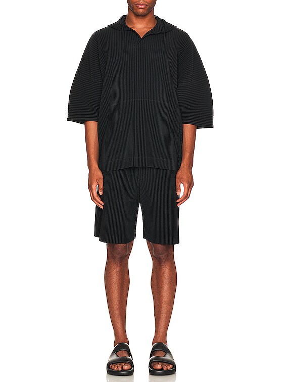 Homme Plisse Issey Miyake Shorts in Black | FWRD