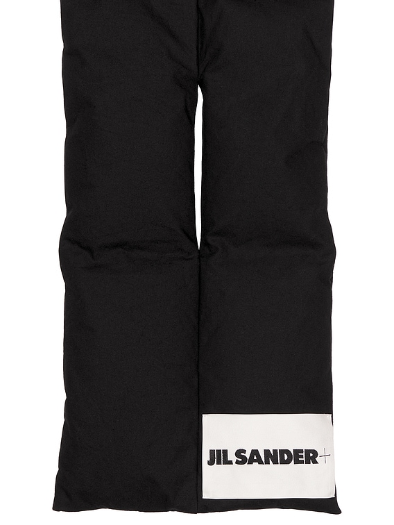 Jil Sander 01 Down Scarf in Black | FWRD