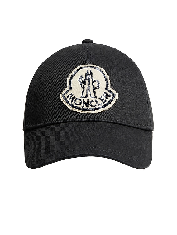 Moncler Baseball Cap in Black | FWRD
