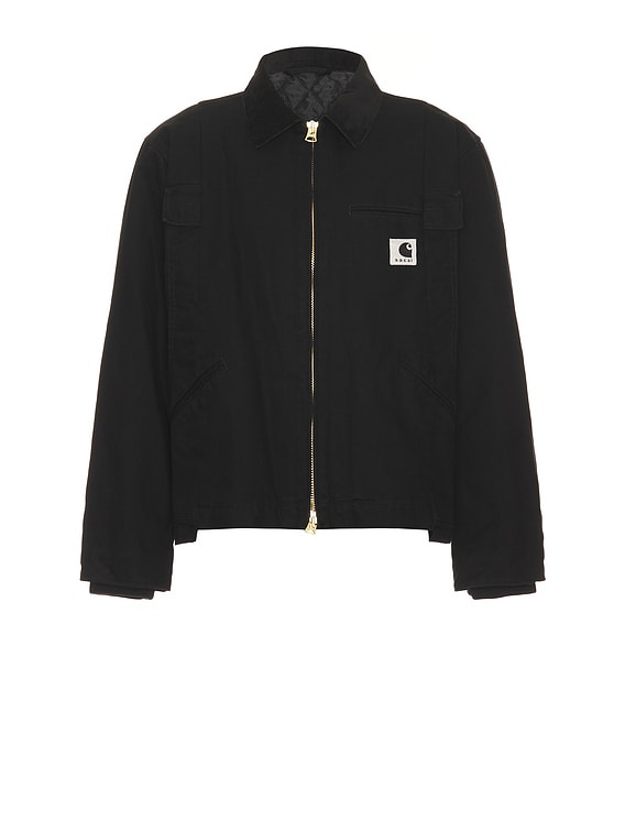 Sacai x Carhartt Wip Duck Jacket in Black | FWRD