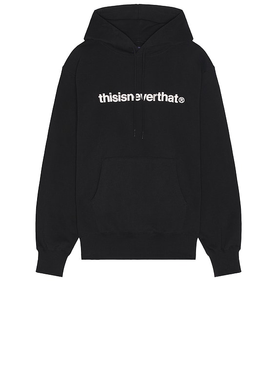 thisisneverthat T Logo Hoodie in Black | FWRD