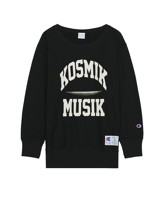 Undercover x Champion Kosmik Musik Sweatshirt in Black | FWRD
