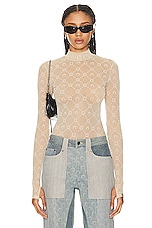 Marine Serre トップ - Light Beige | FWRD