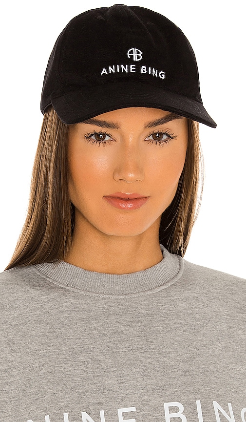 ANINE BING Sport Jeremy Baseball Cap in Black | REVOLVE