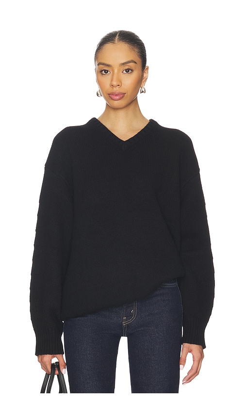Black V-Neck Sweater | REVOLVE