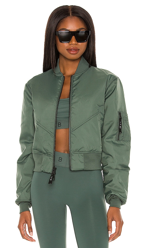 Reebok x Victoria Beckham Bomber Jacket in Chalk Green | REVOLVE
