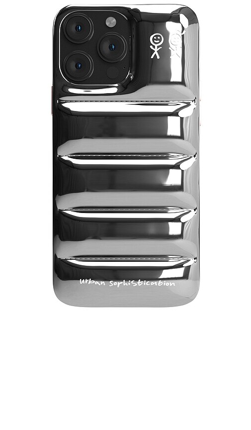 Urban Sophistication IPHONE 15 PRO パッファーケース - Silver | REVOLVE
