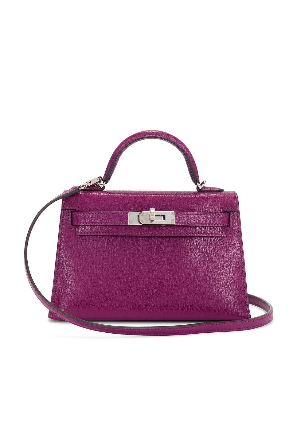 FWRD Renew Hermes Chevre Kelly 20 Handbag in Anemone | REVOLVE
