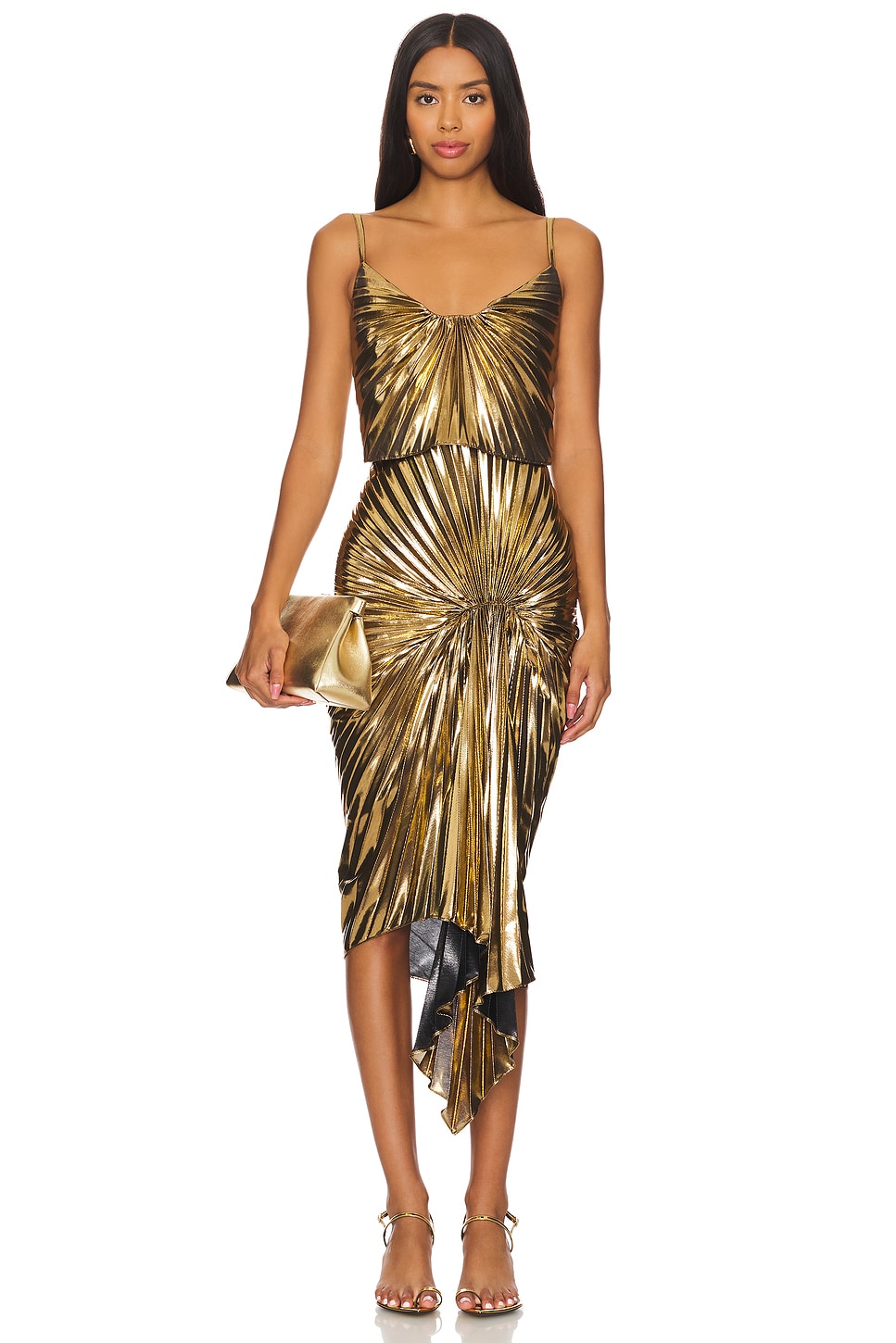 Georgia Hardinge Dazed Dress in Gold | REVOLVE