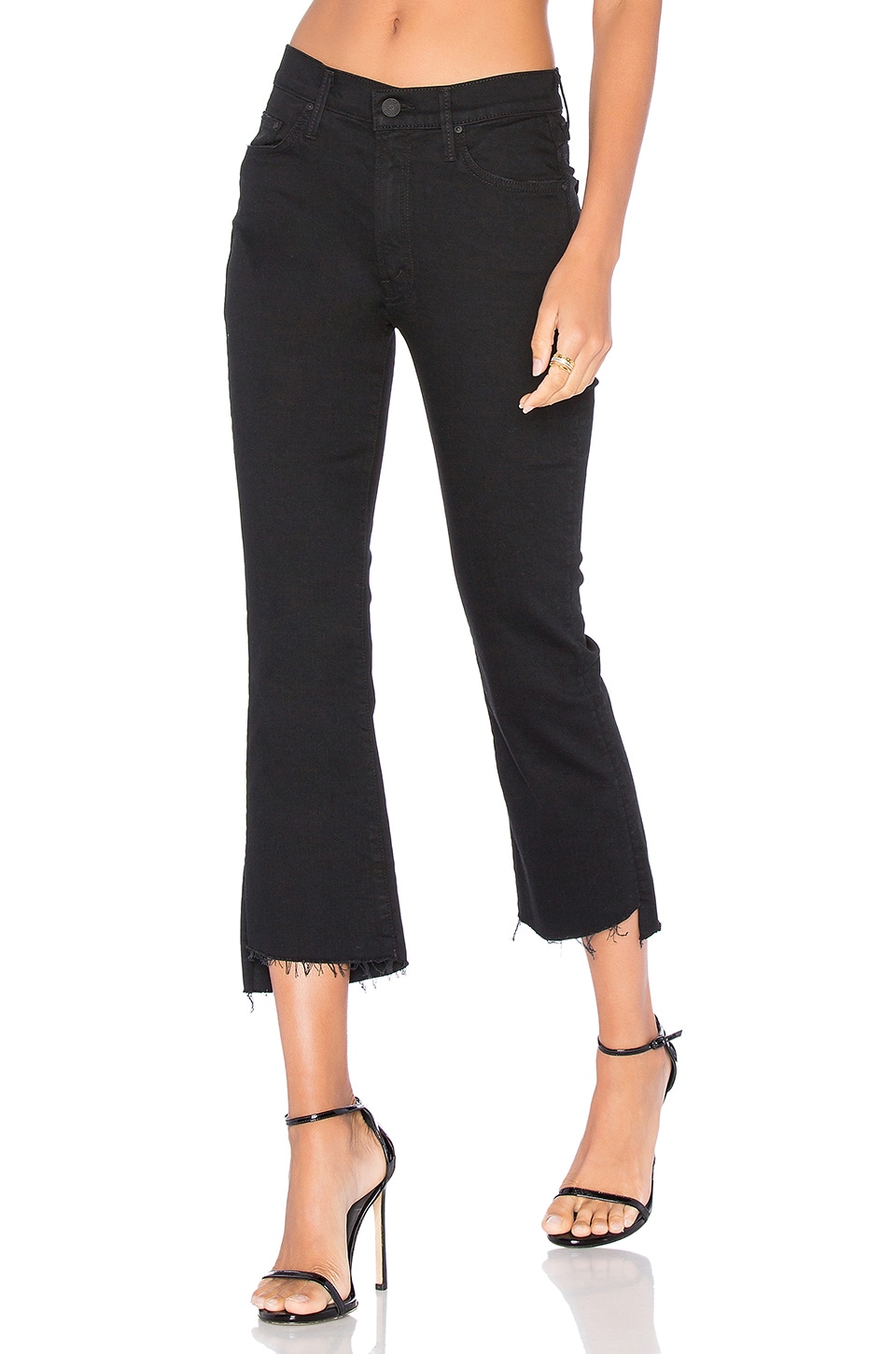 MOTHER Insider Crop Step Fray Jeans in Not Guilty | REVOLVE