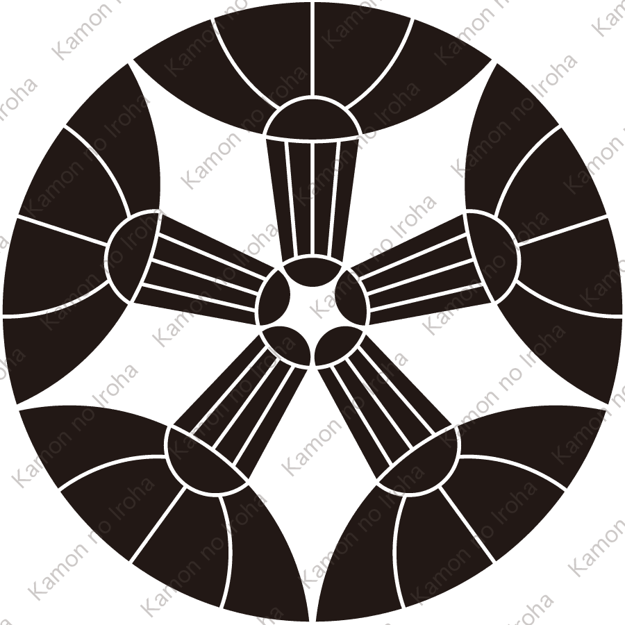 五つ市女笠紋（いつついちめがさ）：家紋のいろは