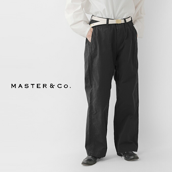 MASTER&Co. マスターアンドコー CHINO LONG TROUSERS チノ ロング