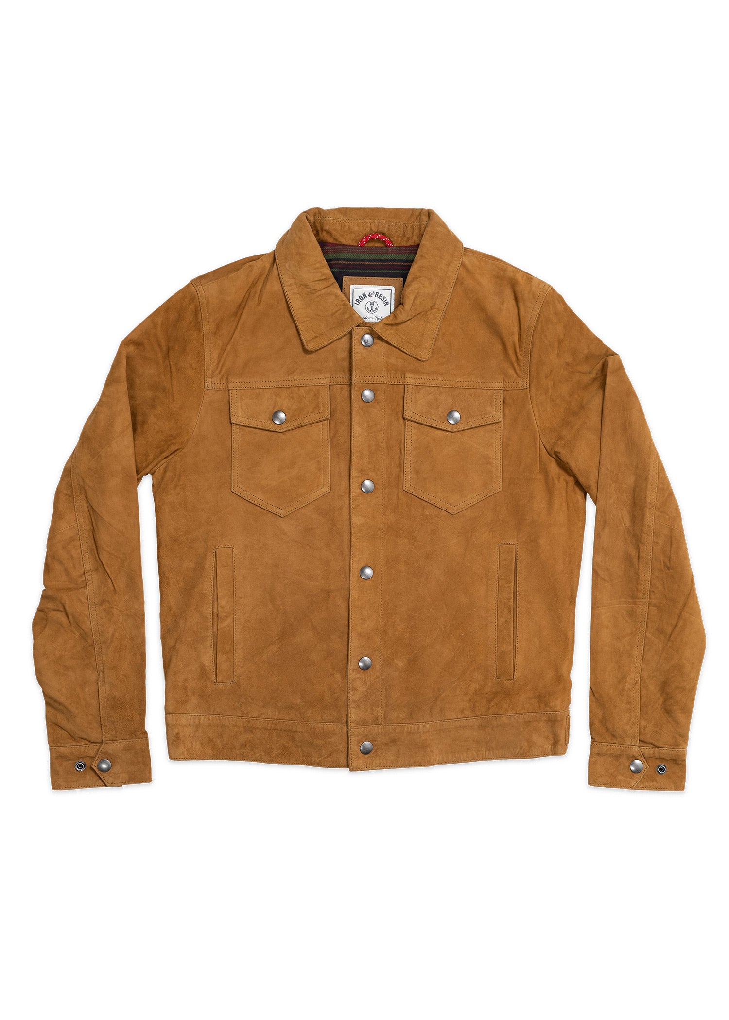 Men Suede Jacket | Brown, Green & Black Styles – Iron & Resin