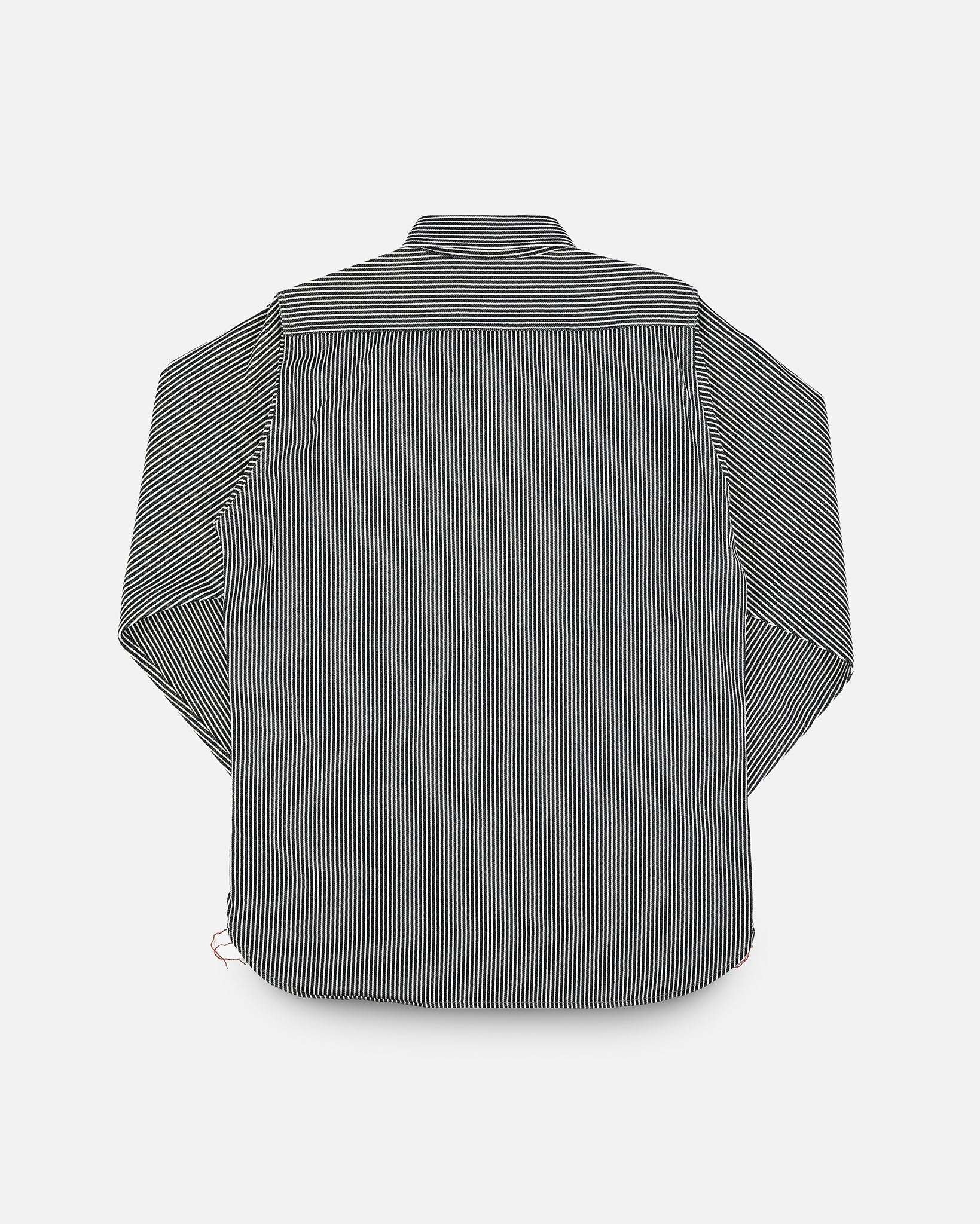 Iron Heart Japanese Hickory Stripe Work Shirt - Indigo