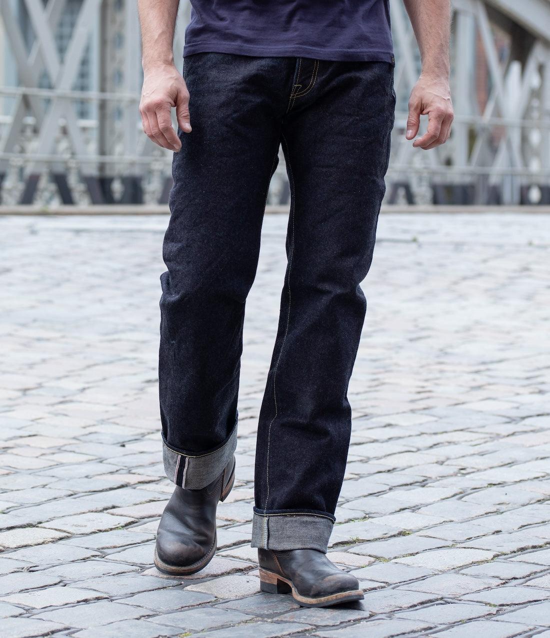 IH-634S-19L - 19oz Left Hand Twill Selvedge Denim Straight Cut