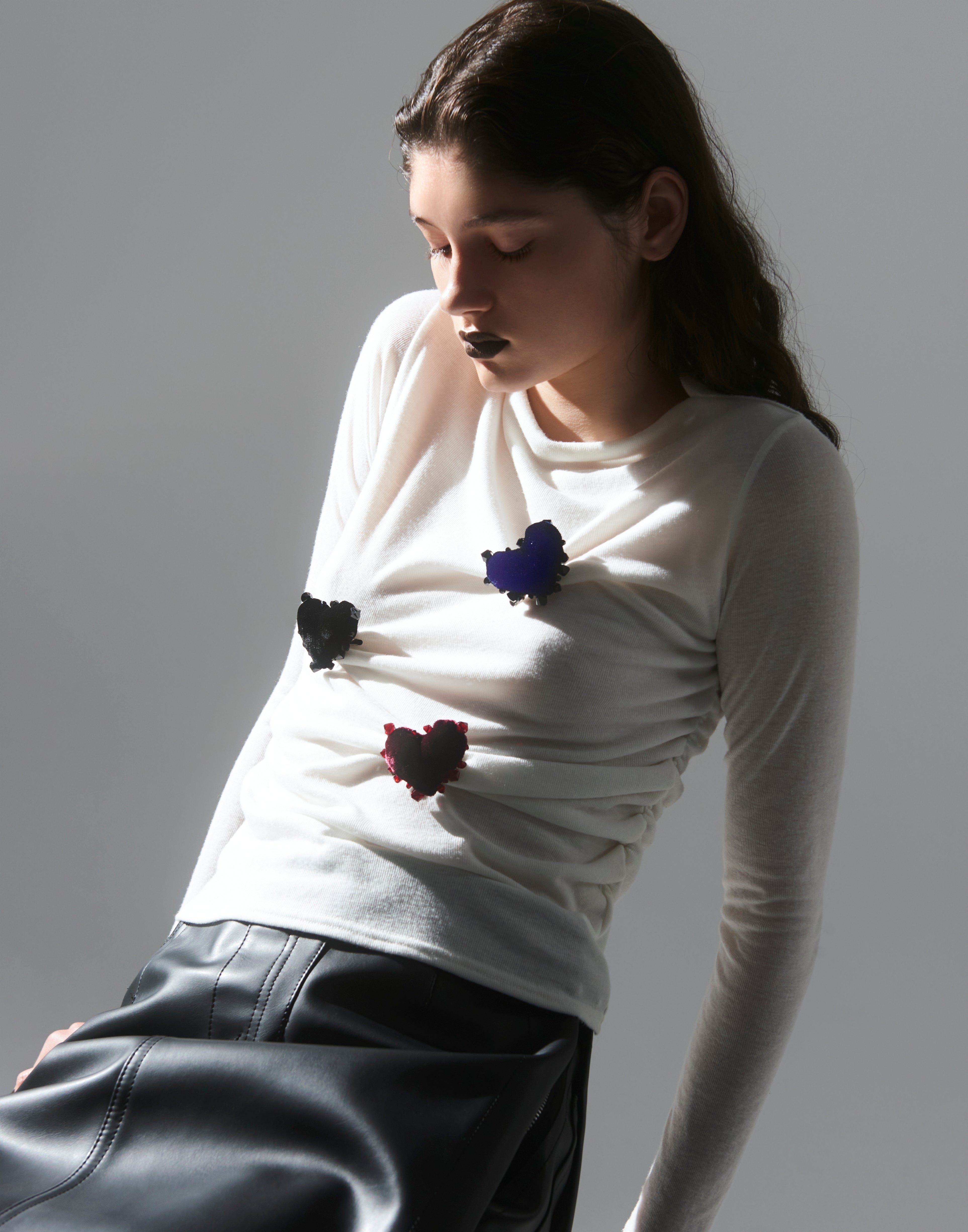 pleats long sleeve tops – iris47