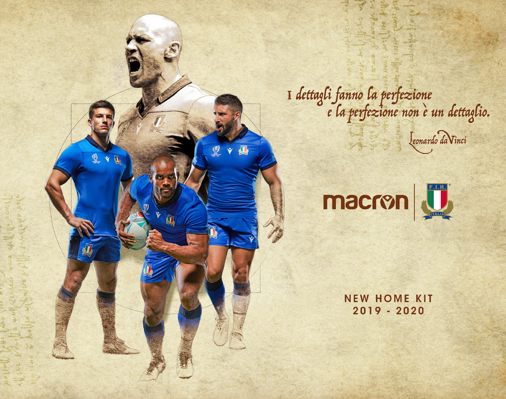 ラグビーイタリア代表の「ラグビーワールドカップ2019日本大会」で着用