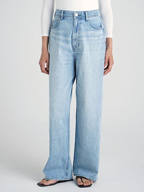 YANUK ヤヌーク デニムパンツ ルーズストレート JOAN 【全2色】 FVB