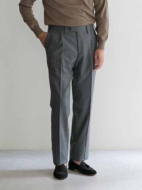 GERMANO ジェルマーノ ウールスラックス NEW CLASSIC GRAY | ITAL