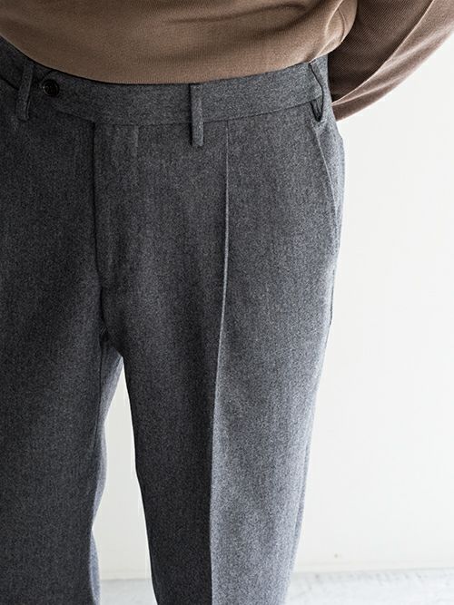 GERMANO ジェルマーノ ウールスラックス NEW CLASSIC GRAY | ITAL