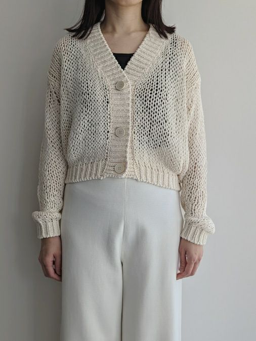 OUTLET】【SALE】LARDINIラルディーニ ニットカーディガン OFFWHITE