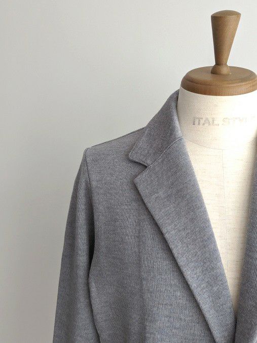 LARDINIラルディーニ ニットジャケット GRAY | ITAL STYLE WEAR