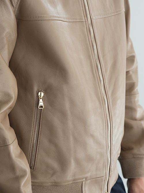 EMMETI エンメティ レザーブルゾン TAYLOR CAMEL | ITAL STYLE WEAR