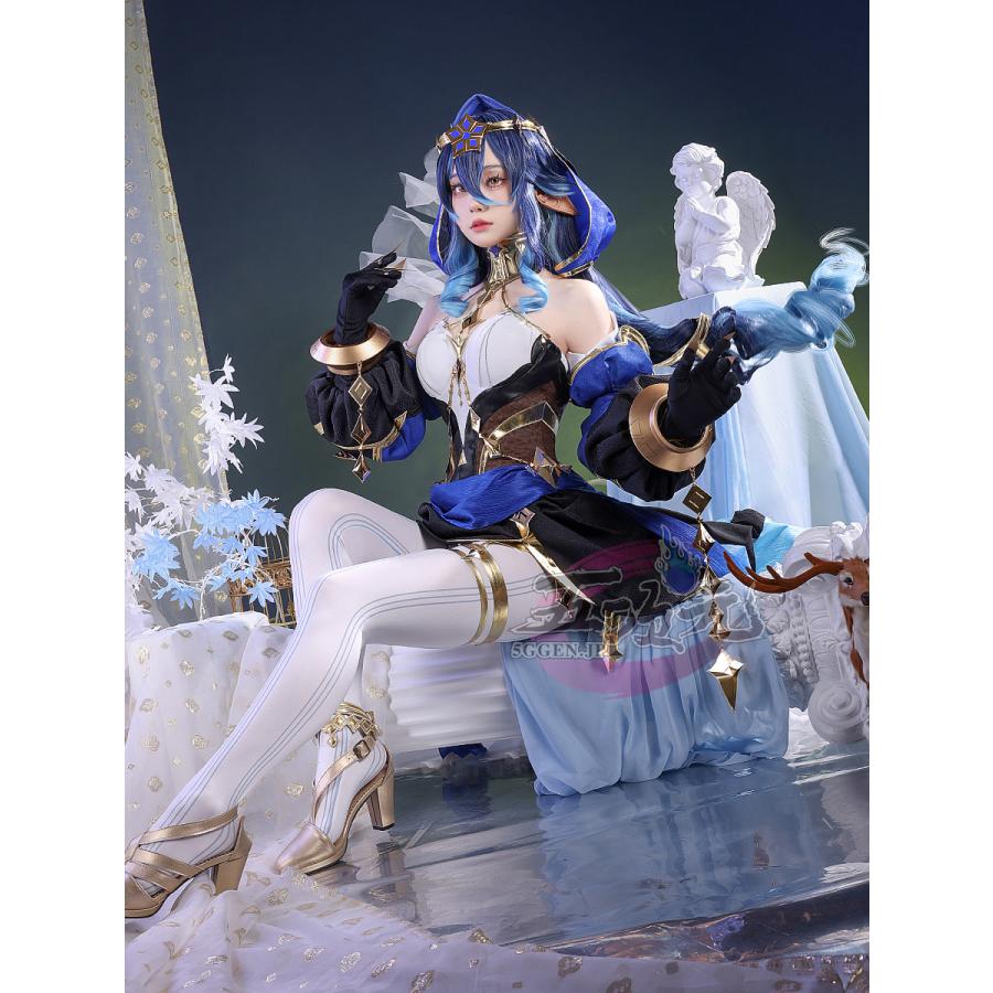 三分妄想 原神 コスプレ レイラ コスプレ 衣装 ※ウイッグ 靴 追加可