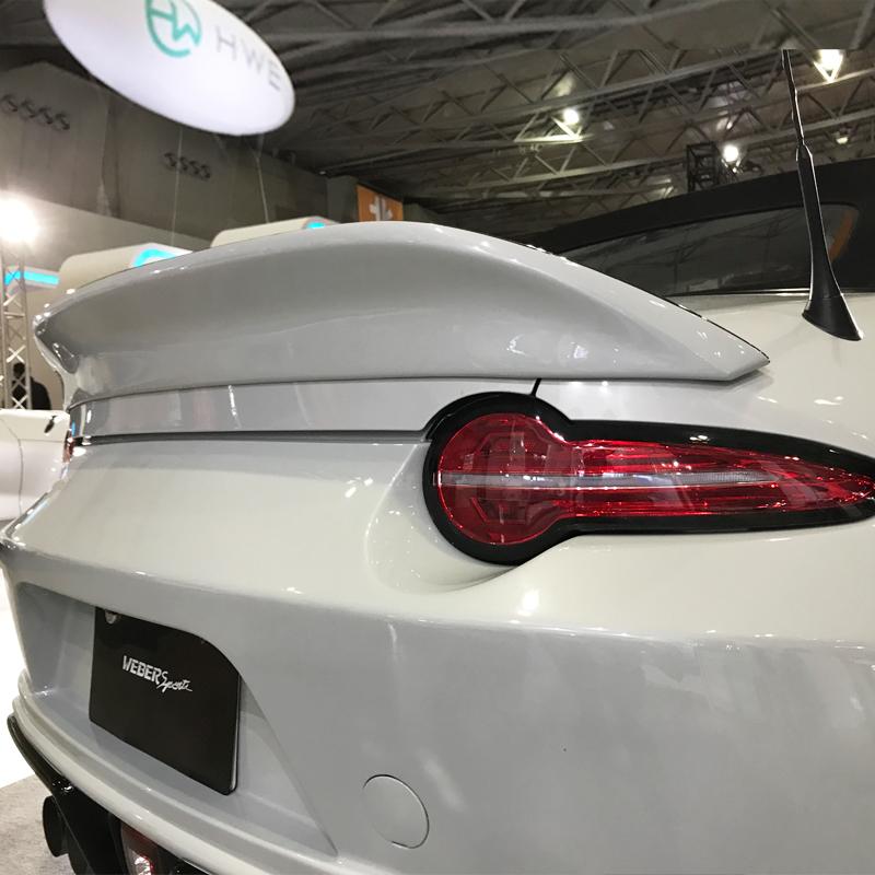 ND ロードスター RF ファイバー LED テールランプ レッドクリアー