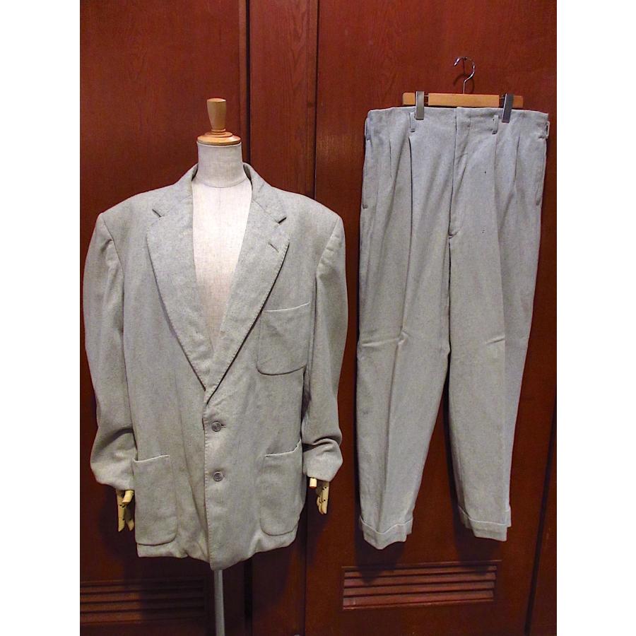 ビンテージ50's○MODEL CRAFTウール2Bスーツツーピース○230111c5-m