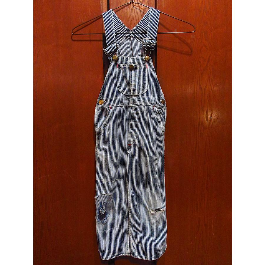 ビンテージ50's○BLUE BELLキッズヒッコリーストライプオーバーオール