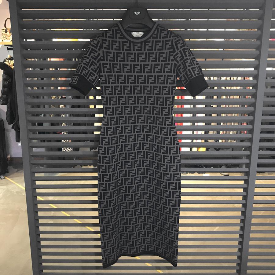 FENDI（フェンディ） 【超美品】フェンディ FF柄 ズッカ柄 半袖 ニット