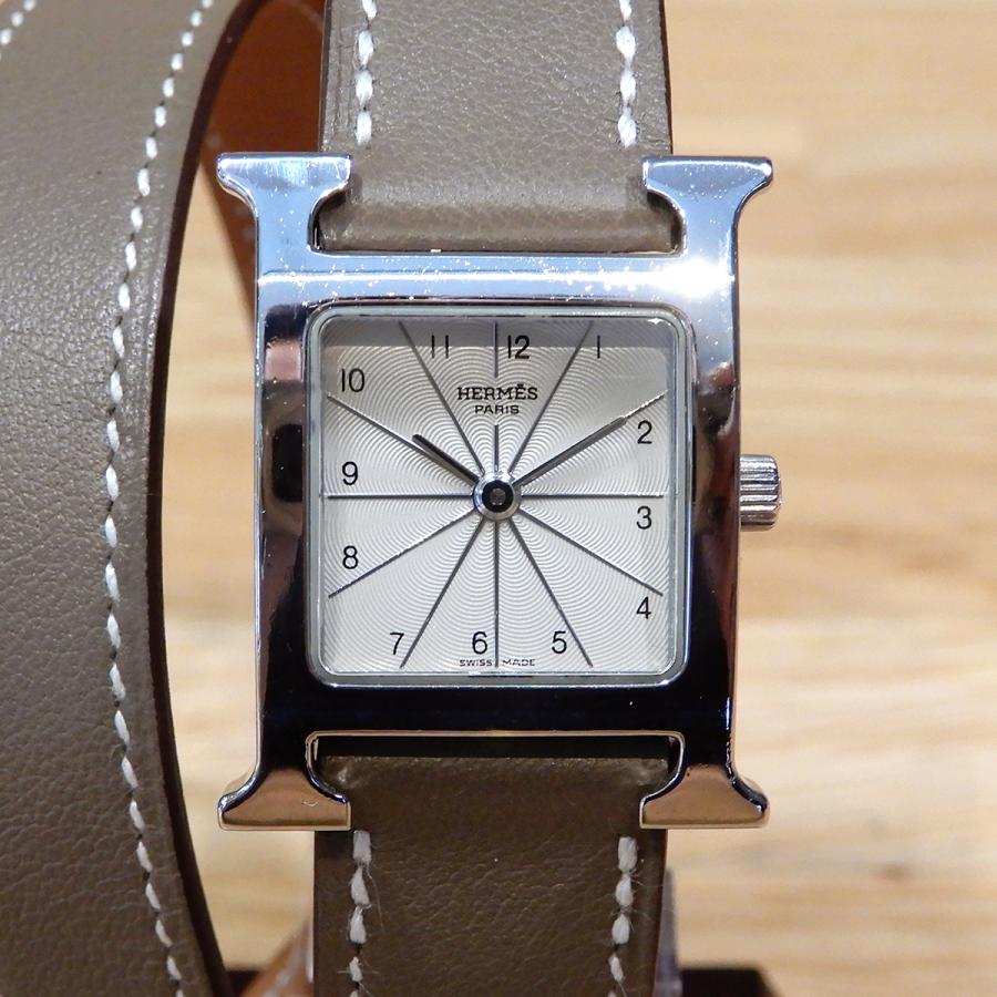HERMES（エルメス） 【超美品】エルメス Hウォッチ PM ドゥブル