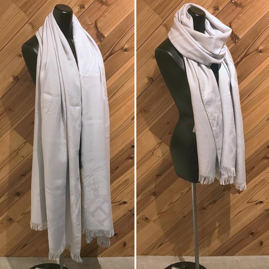 HERMES（エルメス） 【超美品】エルメス ストール ニューリブリス 大判