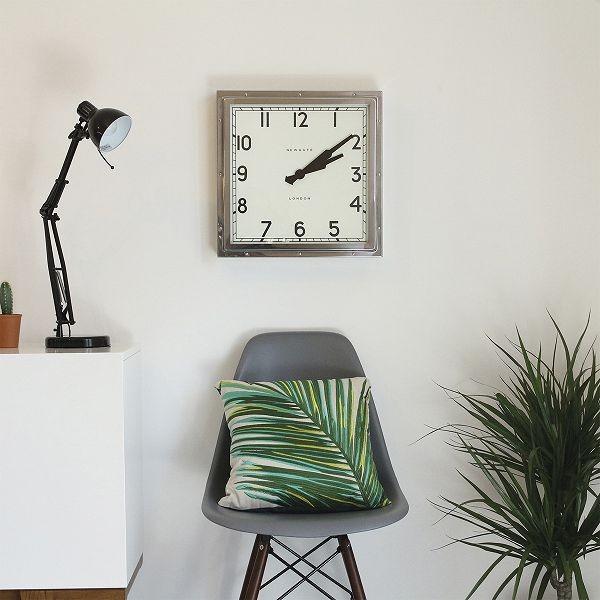 NEWGATE掛け時計 ニューゲート壁掛け時計 QUAD WALL CLOCK クロ―ム