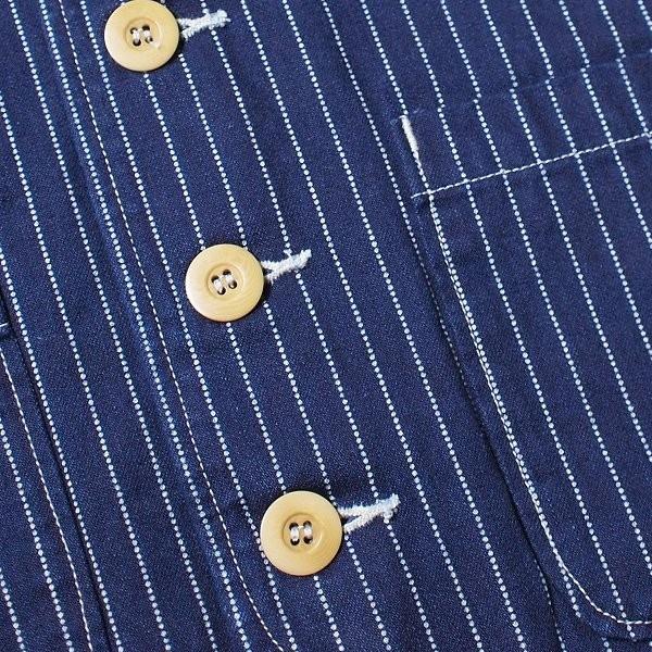 Pherrow's（フェローズ） PV1-W インディゴウォバッシュストライプ