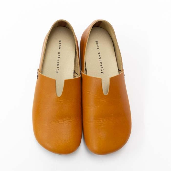 スリッポン grow naturally グロウナチュラリー フラットシューズ