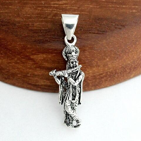 クリシュナ インド ヒンドゥー教 神様 お守り 開運 ペンダントトップ