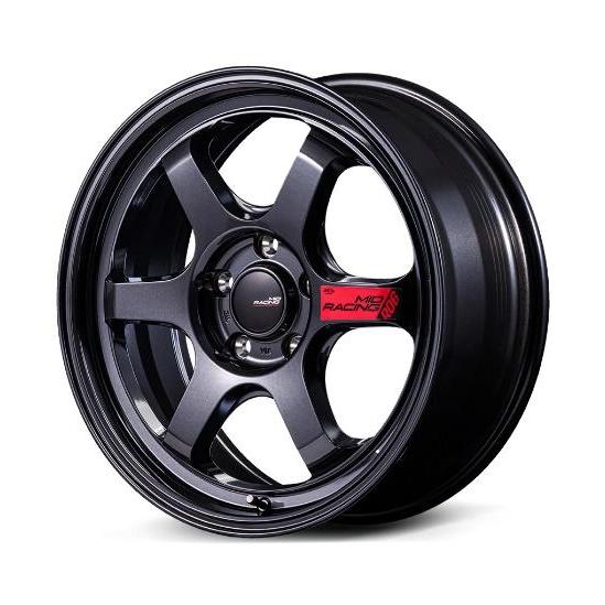 マルカサービス MID Racing R06 17インチx7.5J 5H114.3+44 クリスタル
