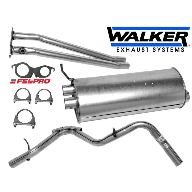 マフラーキット 触媒後 1台分 WALKER 純正タイプ 96-99yサバーバン