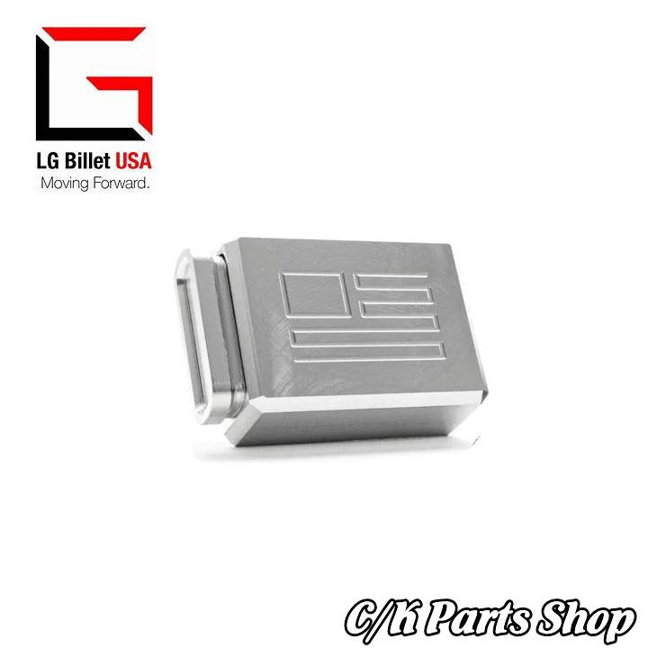 ビレットグローブボックスボタン マシンド シルバー C/K95-99年 C1500