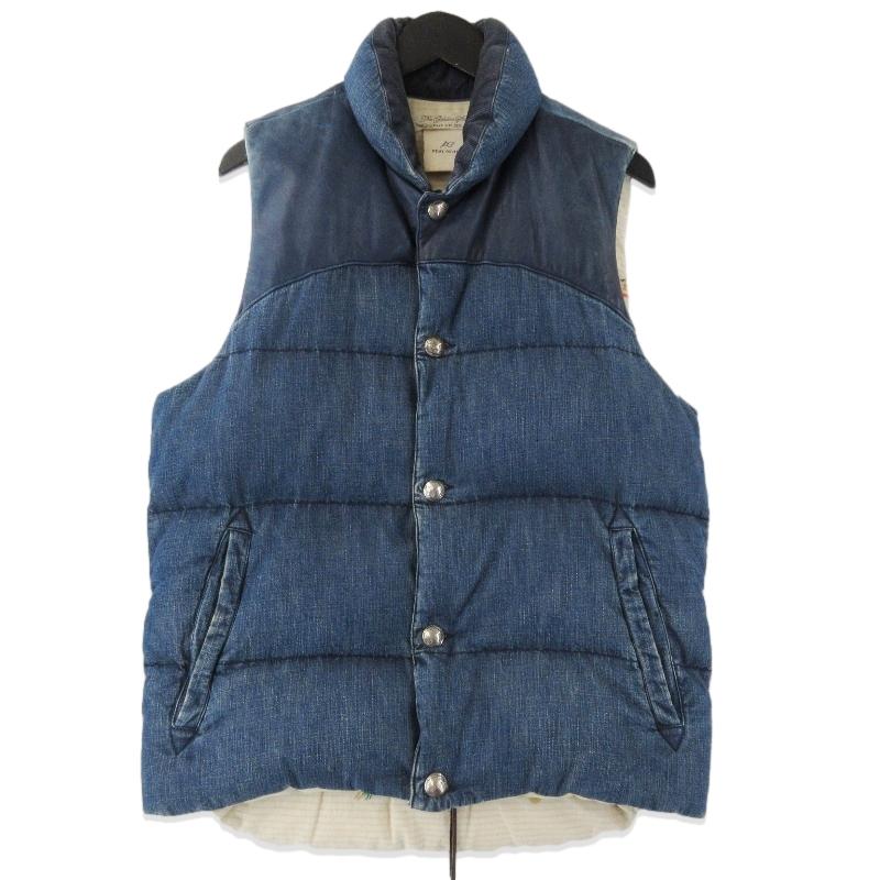 REMI RELIEF × BEAMS PLUS レミレリーフ 別注 ダウンベスト Denim Down