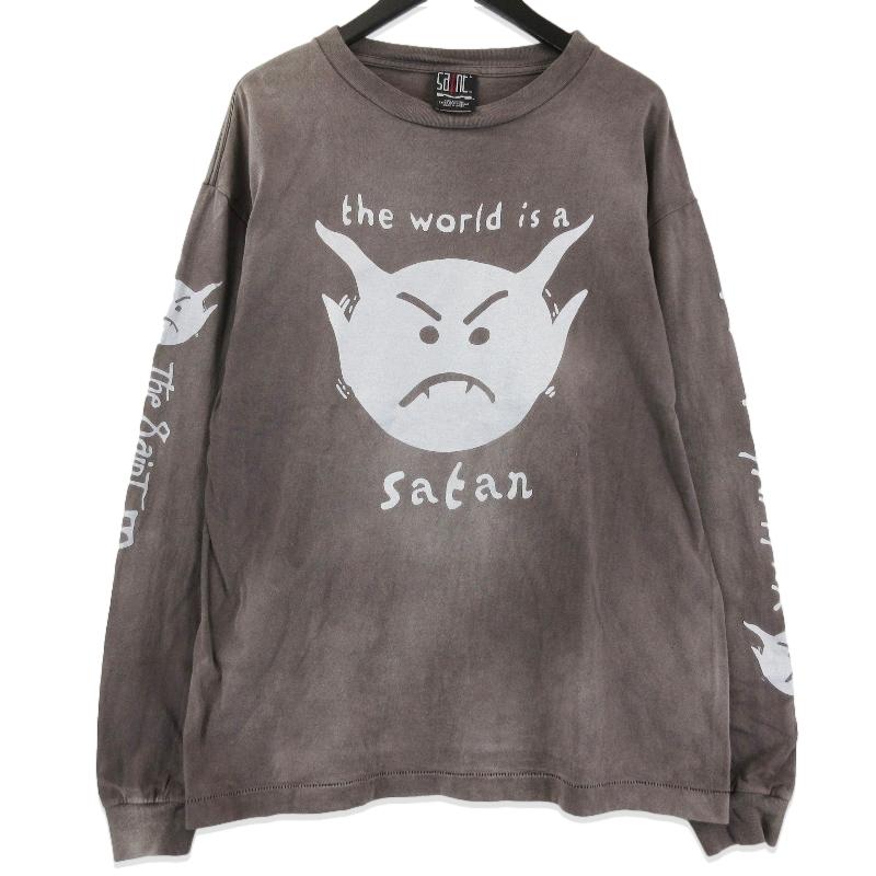 SAINT Mxxxxxx セントマイケル 長袖Tシャツ SM-A21-0000-025 LS