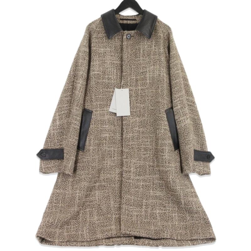 未使用 MARKAWARE マーカウェア アルパカループツイードコート